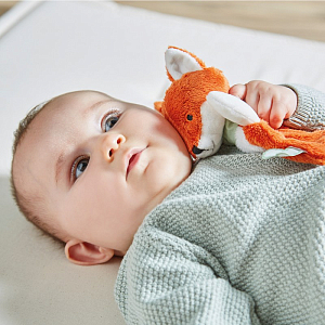 Игрушка-комфортер Kaloo "Лисенок Paprika", серия "Les Amis", рыжий, 18 см